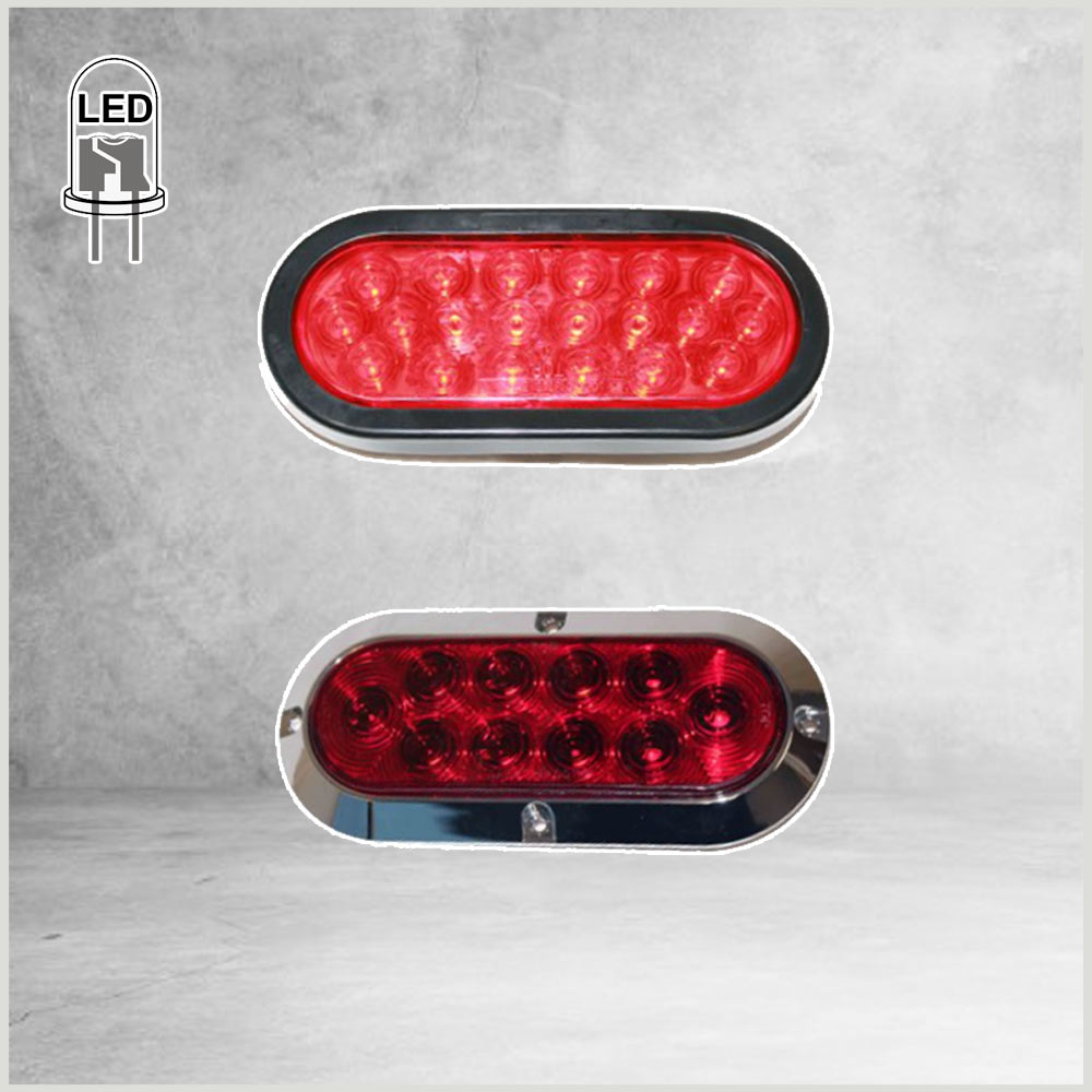 Oval LED Stop & Tail Lights