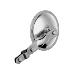 Mirror 6in Convex Clamp-On SS