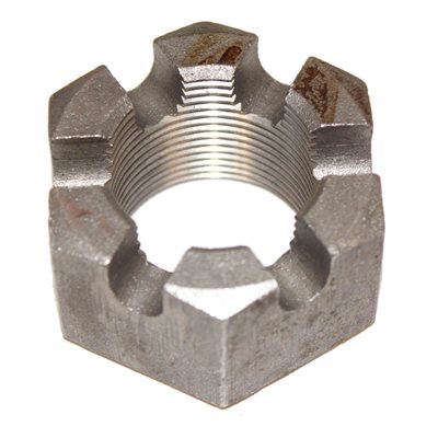 Nut Axle 1-1 / 2-12 Castle 6pt