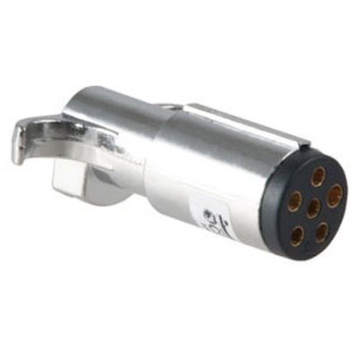 Plug 6-Way Connector Plast Chr