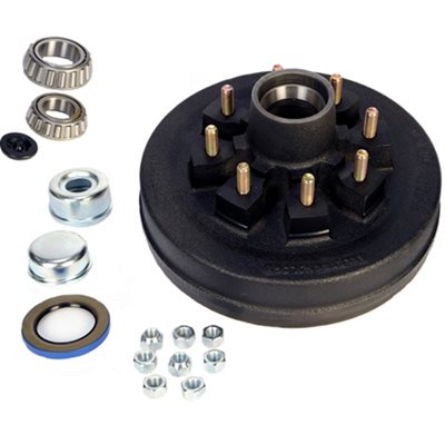 Hub & Drum Kit 12x2 865 7K 1 / 2 Studs Pre-Greased