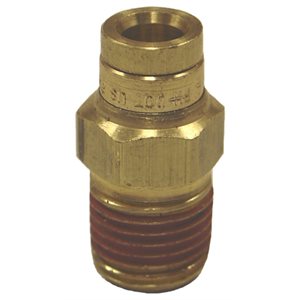 Connector Male Brass 1 / 4NPT (25 pcs)