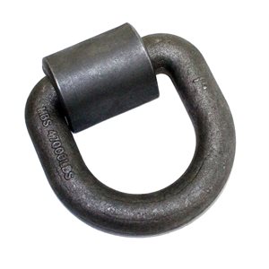 D-Ring 1in w /  Weld-On Bracket - 3in